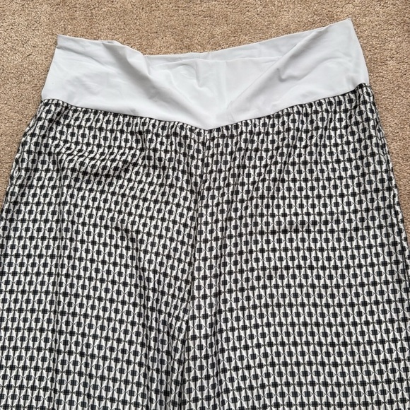 Bryn Walker Oscar Geo Wide Leg Italian Polyester Lightweight Pants Size XL - Picture 4 of 12